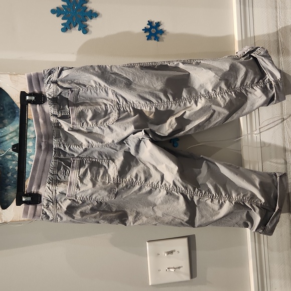 Khakis & Company Women's Sz 8 Casual Cropped Pants w/waist Ties - Picture 3 of 5